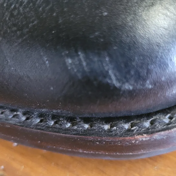 Frye Black Leather Harness Boots - Picture 16 of 16